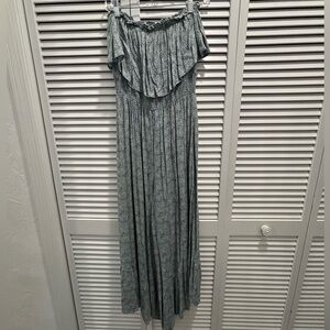 ILLA ILLA Blue Textured Jumpsuit